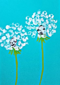 Dandelion Fingerprint Craft